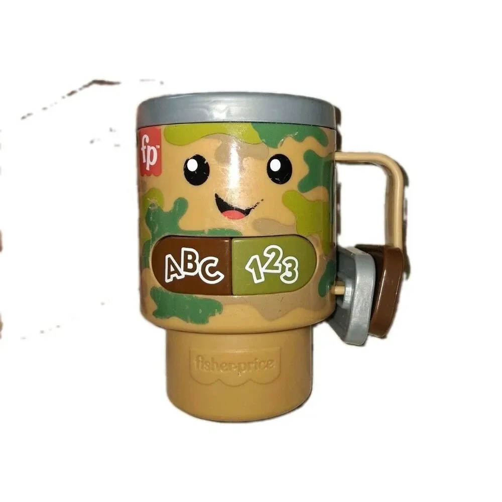 Fisher‑Price Laugh & Learn Wake Up & Learn Coffee Mug Toy 6–36M Tested Works